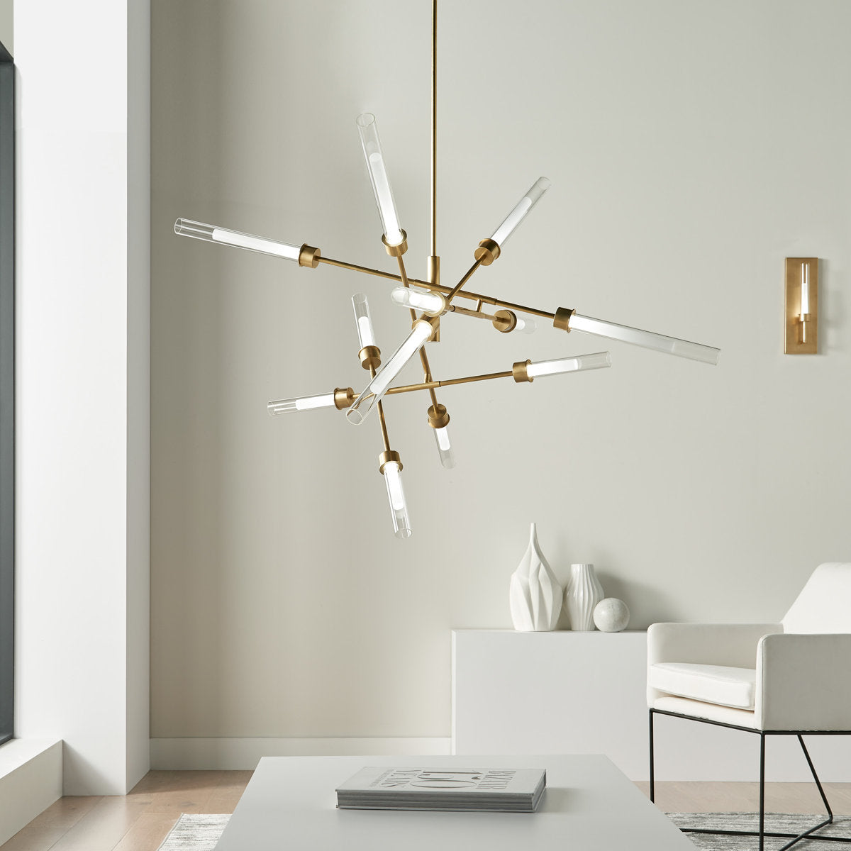 Linger 12 - Light LED Chandelier