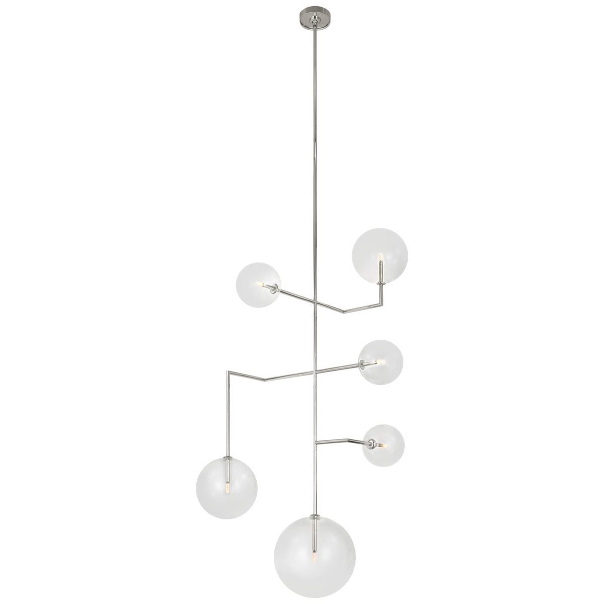 Linnea 6 - Light Metal LED Chandelier by AERIN