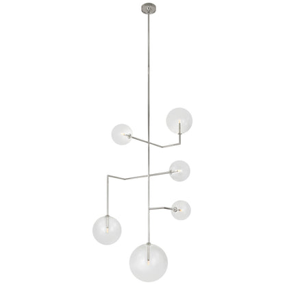 Linnea 6 - Light Metal LED Chandelier by AERIN