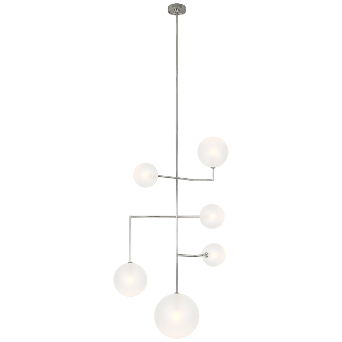 Linnea 6 - Light Metal LED Chandelier by AERIN