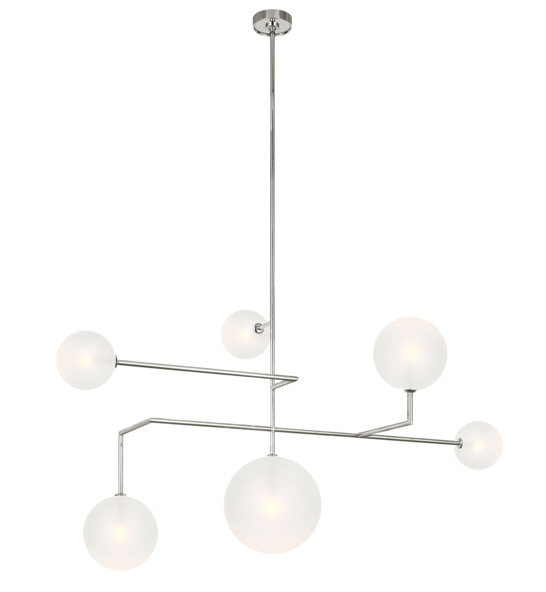 Linnea 6 - Light Metal LED Chandelier by AERIN