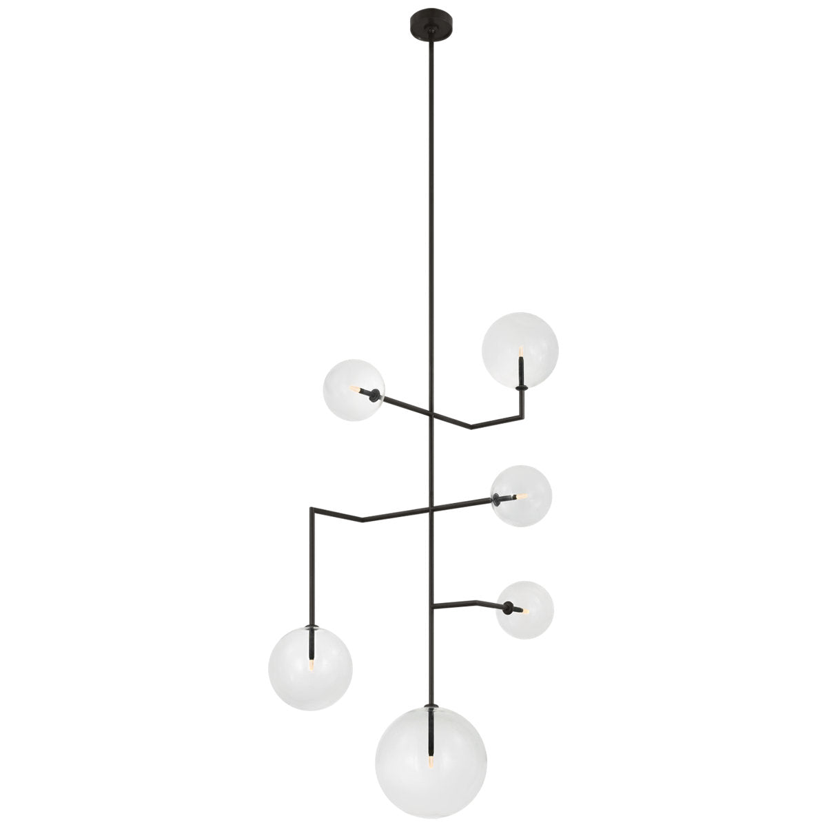 Linnea 6 - Light Metal LED Chandelier by AERIN