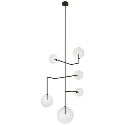 Linnea 6 - Light Metal LED Chandelier by AERIN