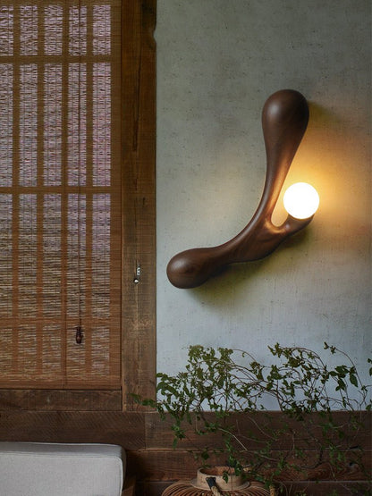 Liora Drift Wood Wall Lamp