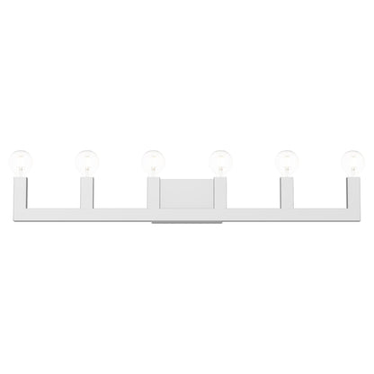 Livex Lighting Solna 43 Inch 6 Light Bath Vanity Light Cp413121