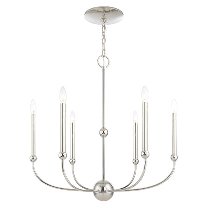 Livex Lighting Cortlandt 6 Light Chandelier Cp413041