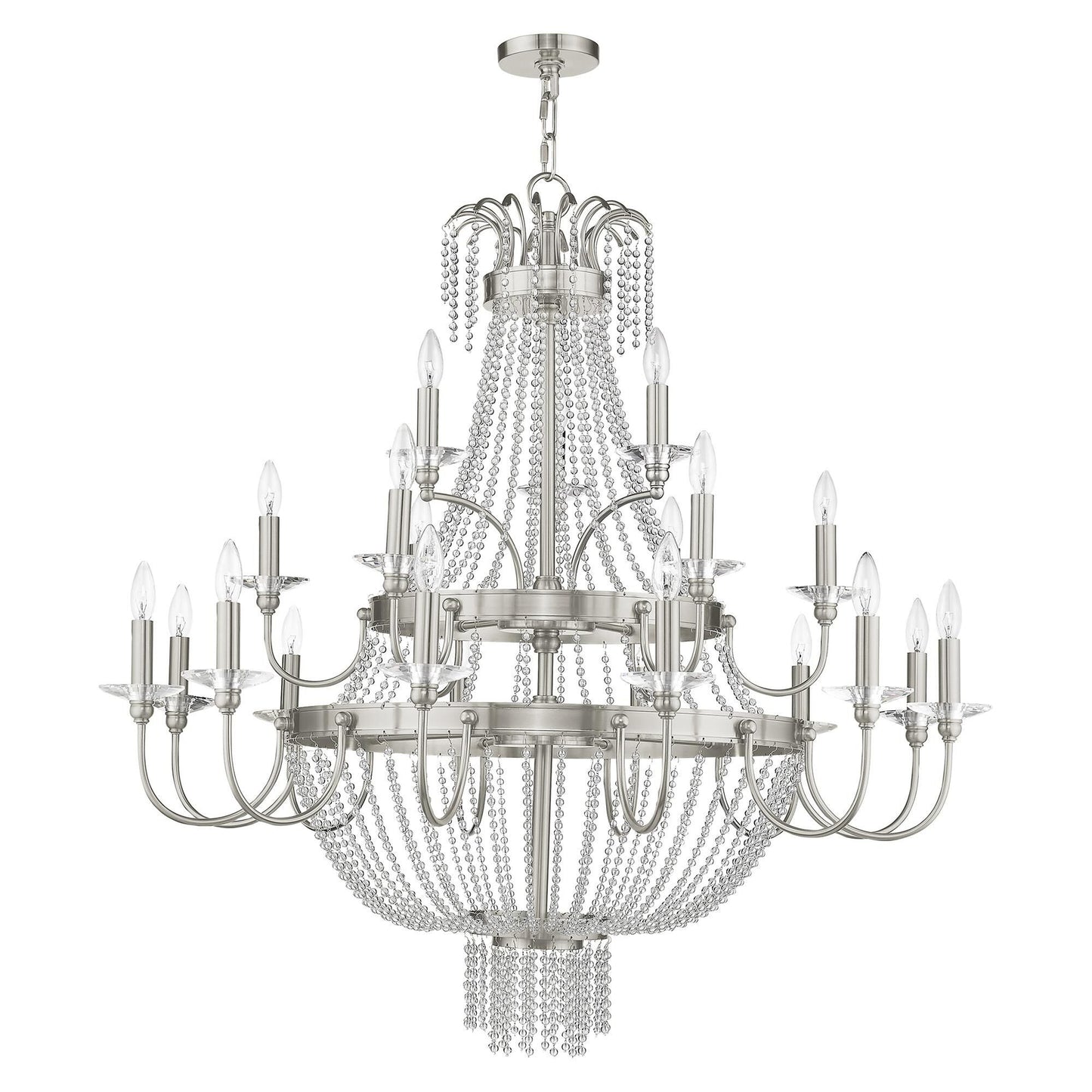 Livex Lighting Valentina 42 Inch 21 Light Chandelier Cp77841