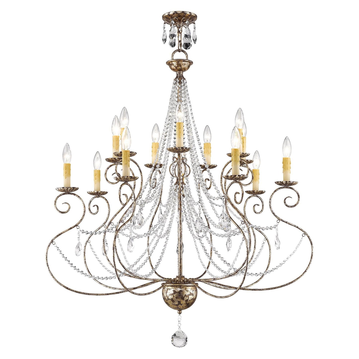 Livex Lighting Isabella 36 Inch 14 Light Chandelier Cp77871