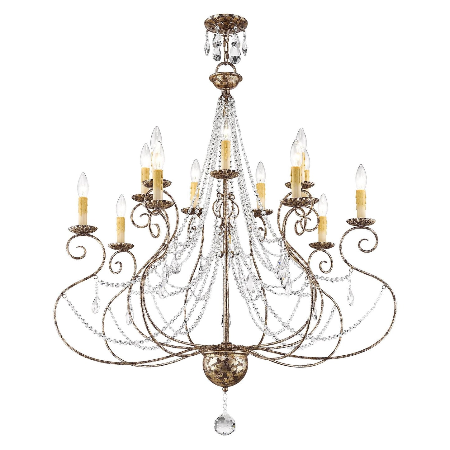 Livex Lighting Isabella 36 Inch 14 Light Chandelier Cp77871