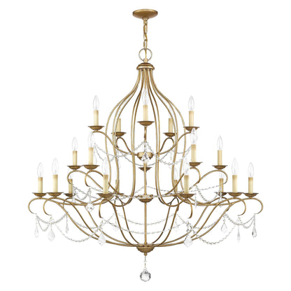 Livex Lighting Chesterfield 46 Inch 30 Light Chandelier Cp90304