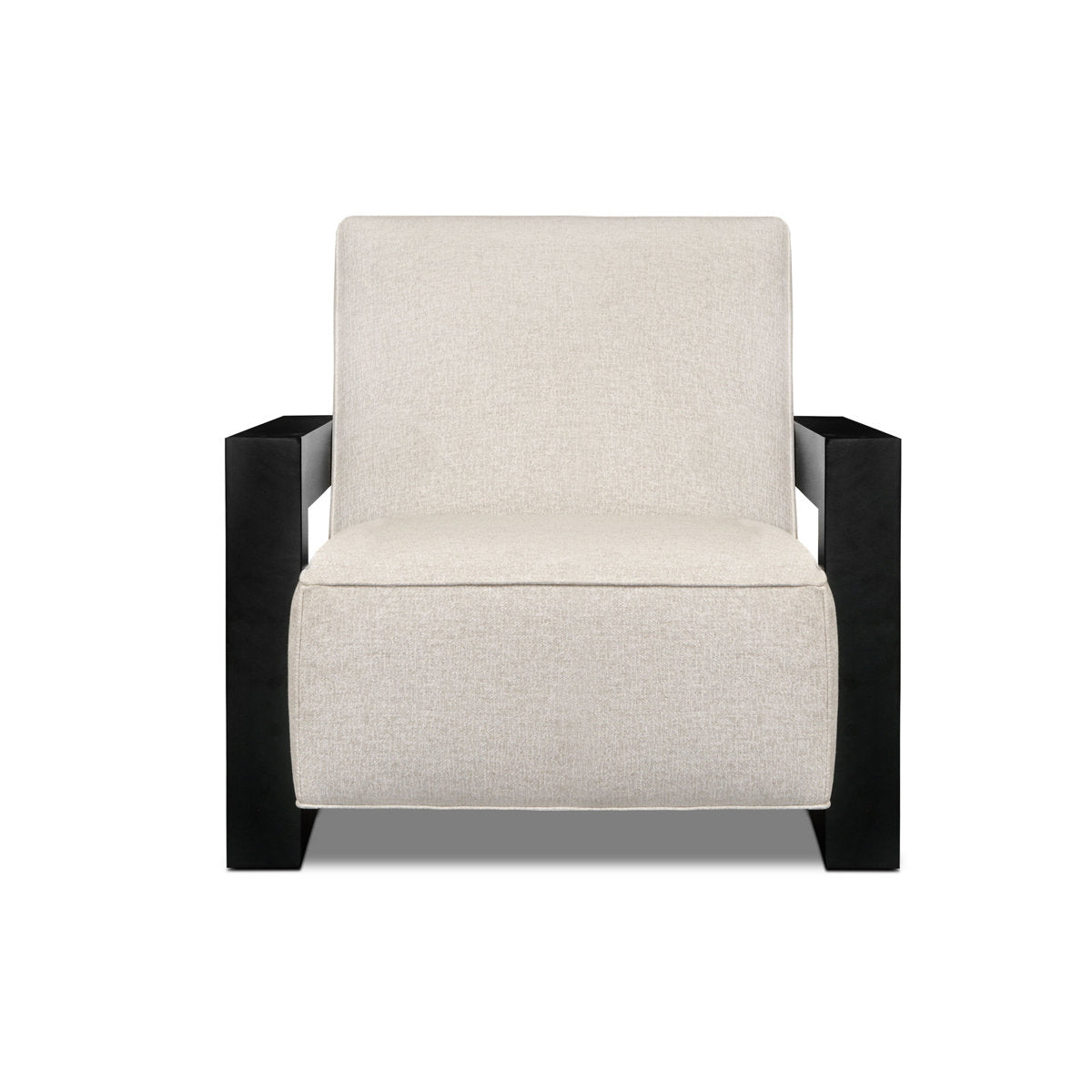 Lofty Armchair Chair with Ottoman