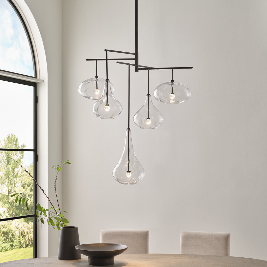Lomme 5 - Light LED Chandelier