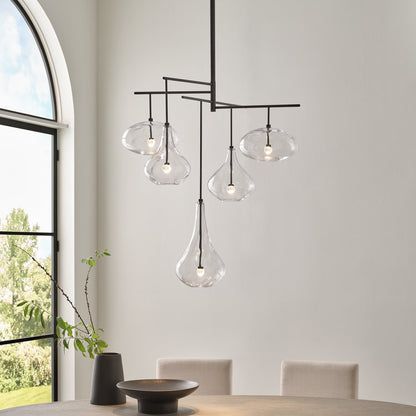 Lomme 5 - Light LED Chandelier