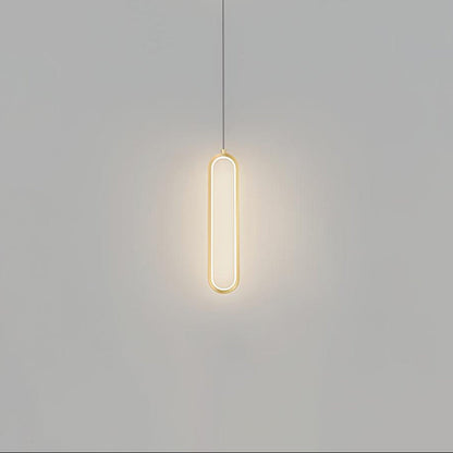 Long Oval LED Pendant Lamp