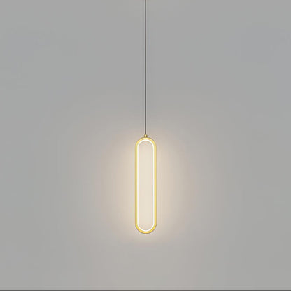 Long Oval LED Pendant Lamp