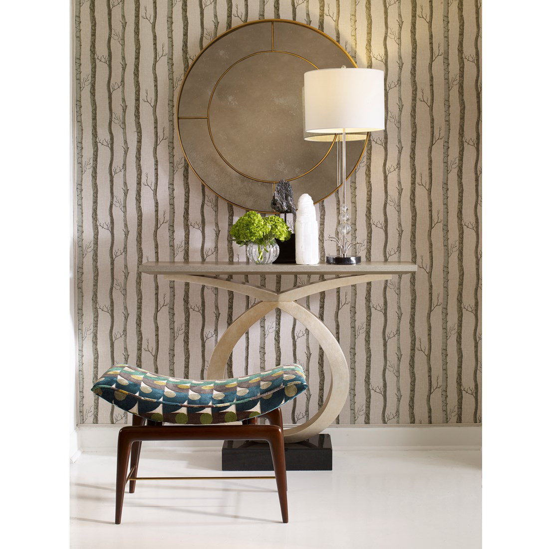 Loophole 48'' W Solid Wood Console Table