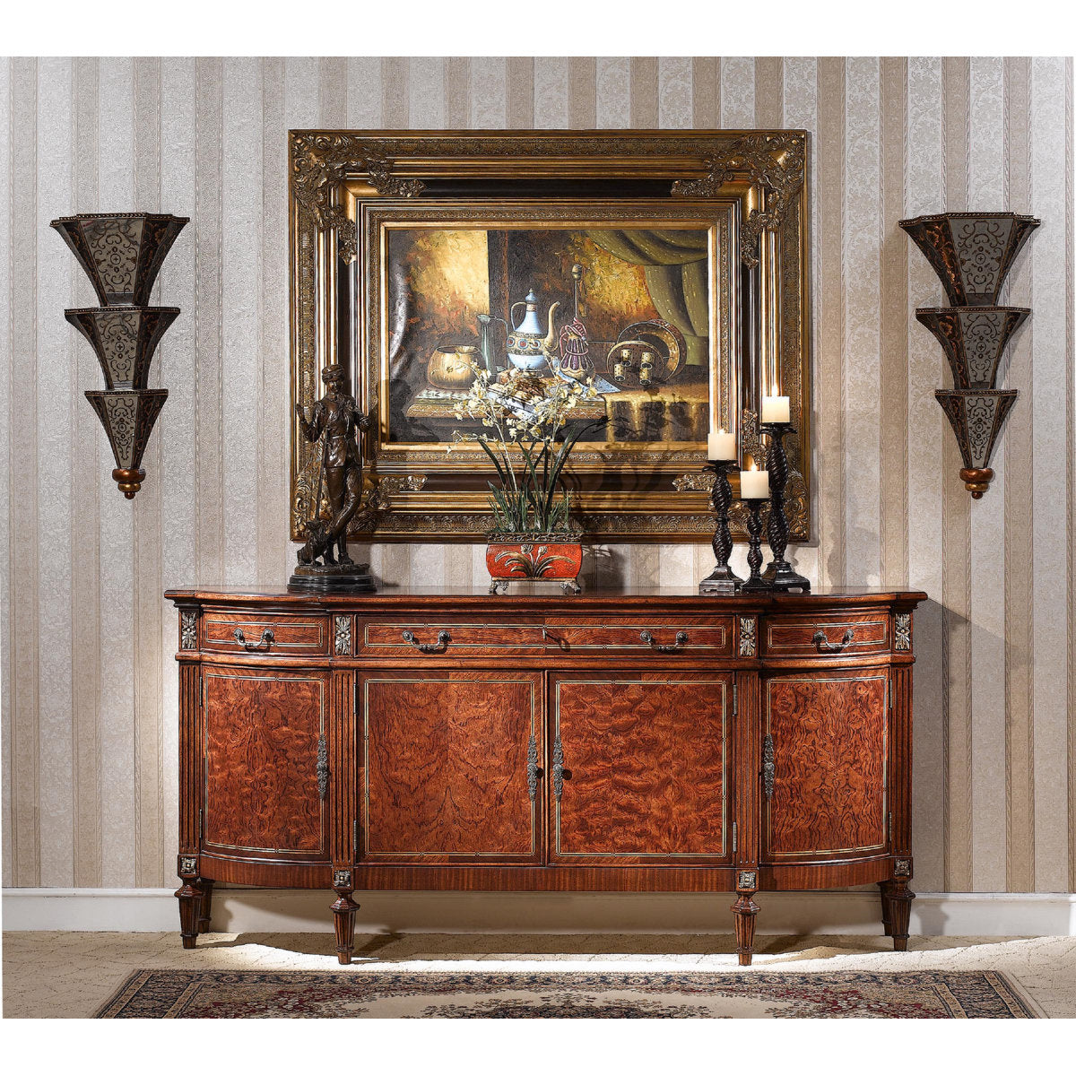 Louis 81'' W Solid Wood Sideboard