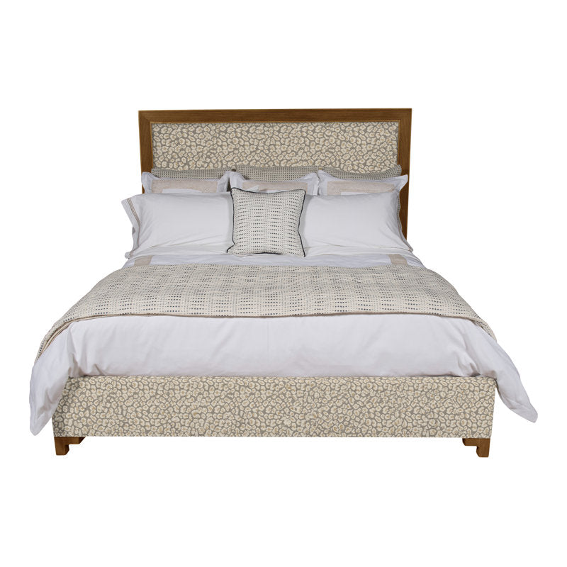 Louise/Lawrence King Upholstered Low Profile Panel Bed