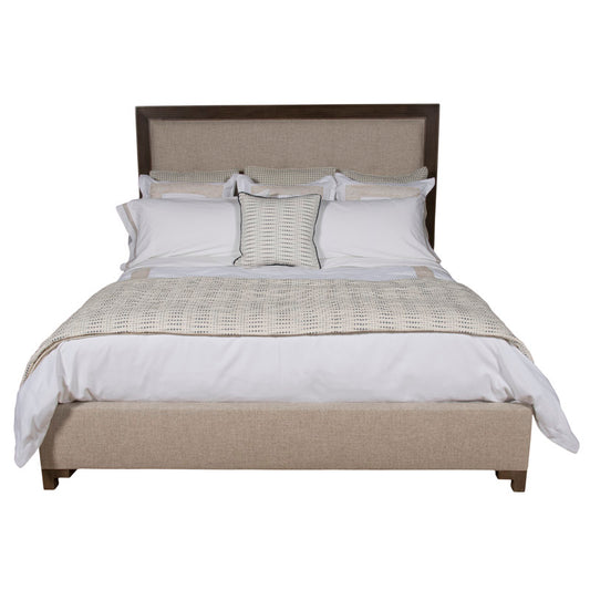 Louise/Lawrence King Upholstered Low Profile Panel Bed