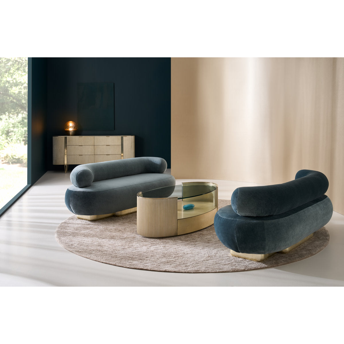 Love Oval Cocktail Table - Oracle