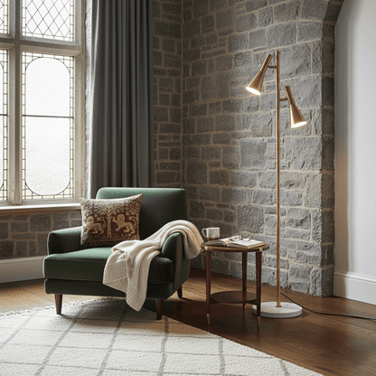 Lron Mouth Floor Lamp