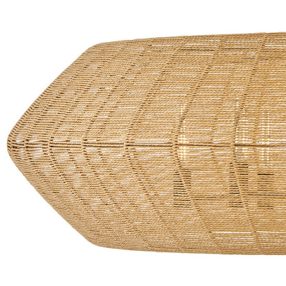 Luca Eight-Light Woven Drum Chandelier by Lisa McDennon