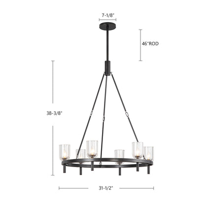 Lucian 6 - Light Chandelier