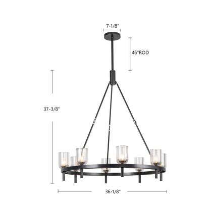 Lucian 8 - Light Chandelier