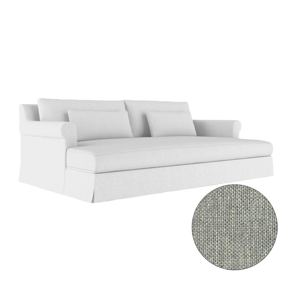 Ludlow Rolled-Arm Skirted Daybed