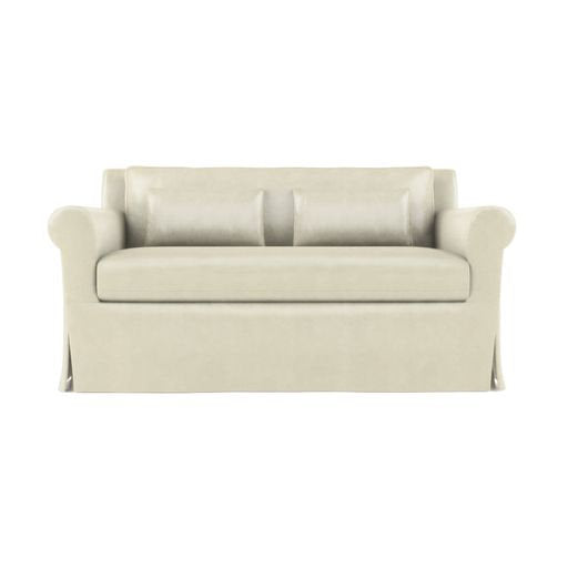 Ludlow Rolled-Arm Skirted Loveseat