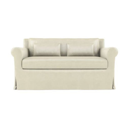 Ludlow Rolled-Arm Skirted Loveseat