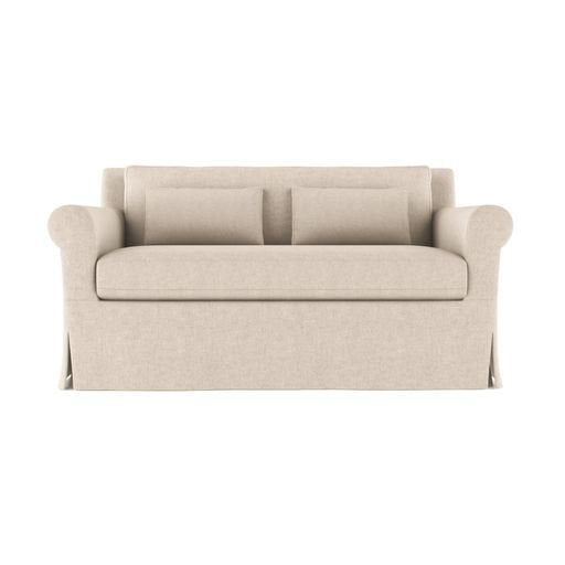 Ludlow Rolled-Arm Skirted Loveseat