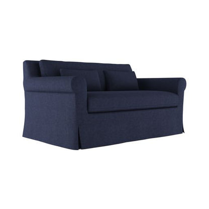 Ludlow Rolled-Arm Skirted Loveseat