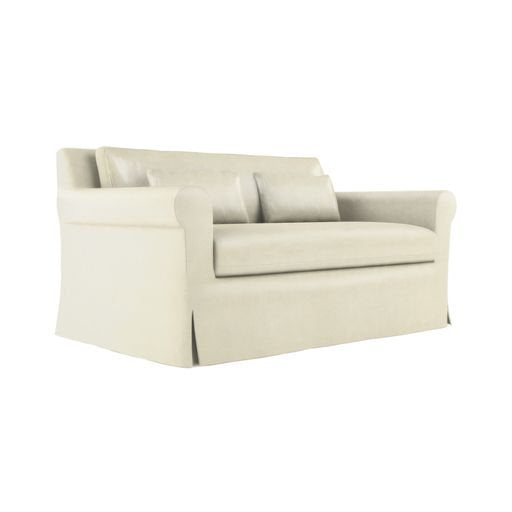Ludlow Rolled-Arm Skirted Loveseat