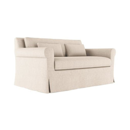 Ludlow Rolled-Arm Skirted Loveseat