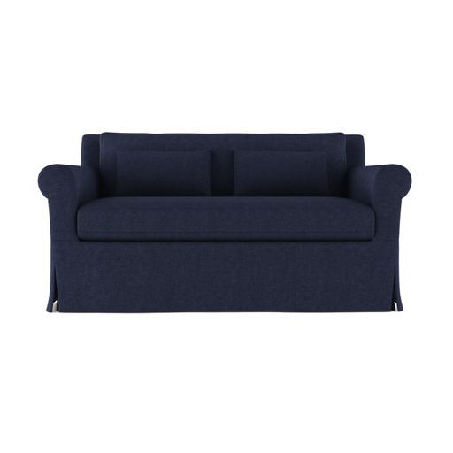 Ludlow Rolled-Arm Skirted Loveseat