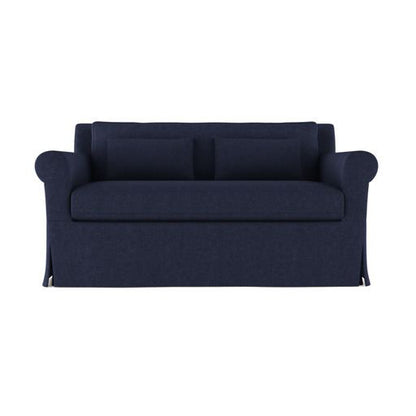 Ludlow Rolled-Arm Skirted Loveseat