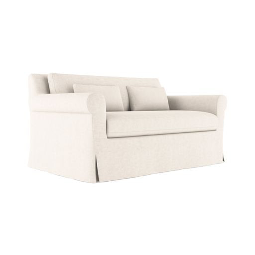Ludlow Rolled-Arm Skirted Loveseat