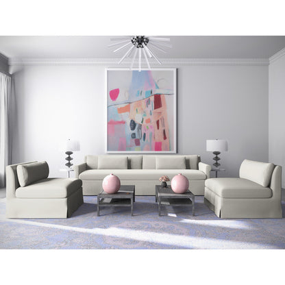 Ludlow Rolled-Arm Skirted Loveseat