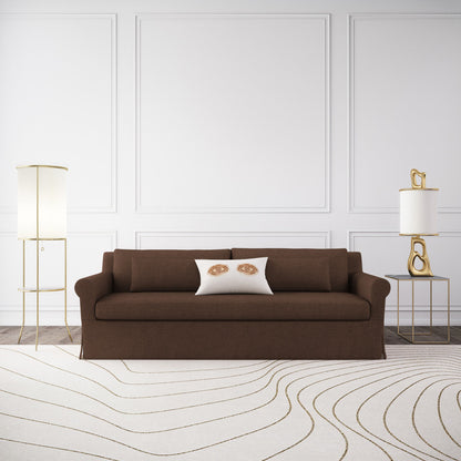 Ludlow Rolled-Arm Skirted Loveseat