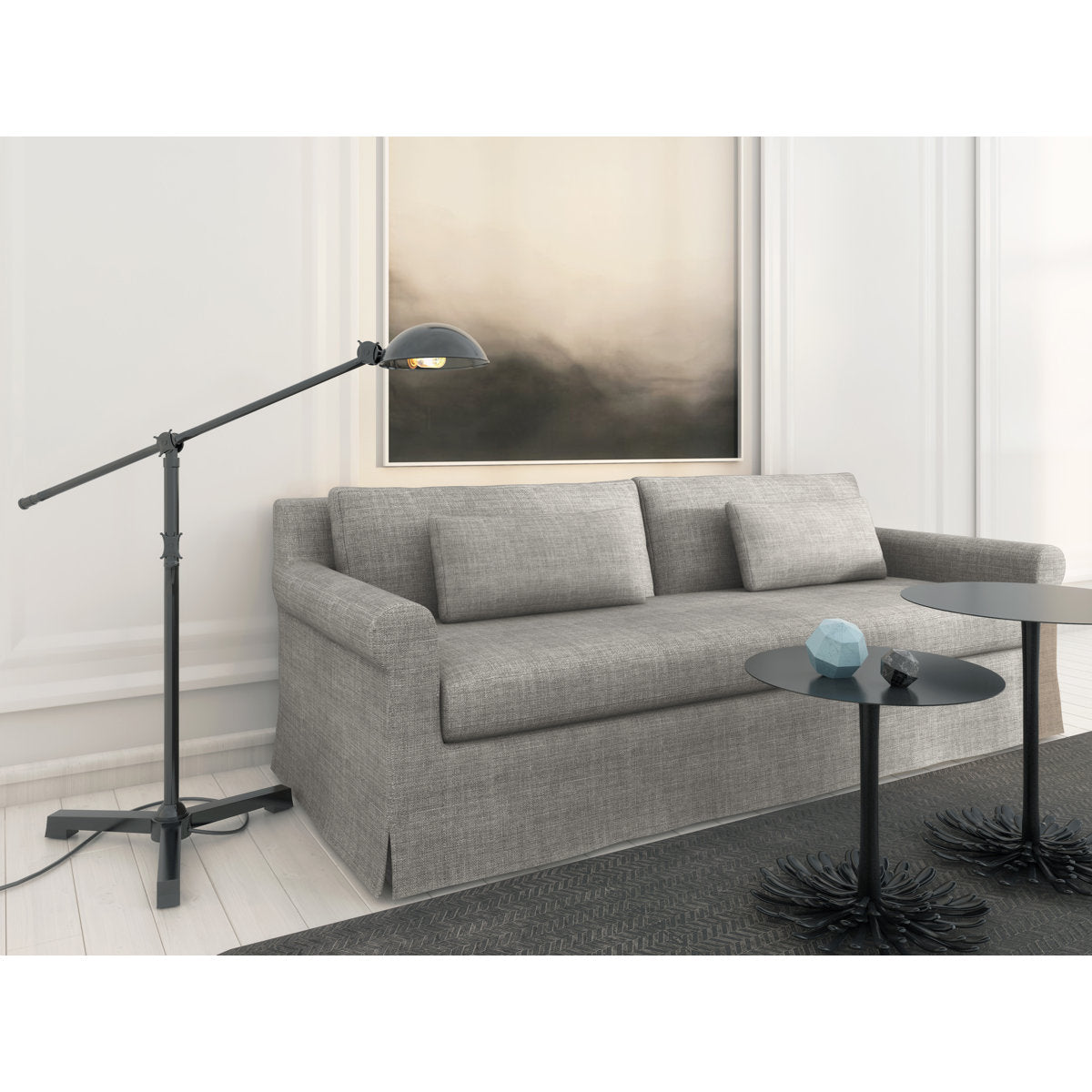 Ludlow Rolled-Arm Skirted Loveseat