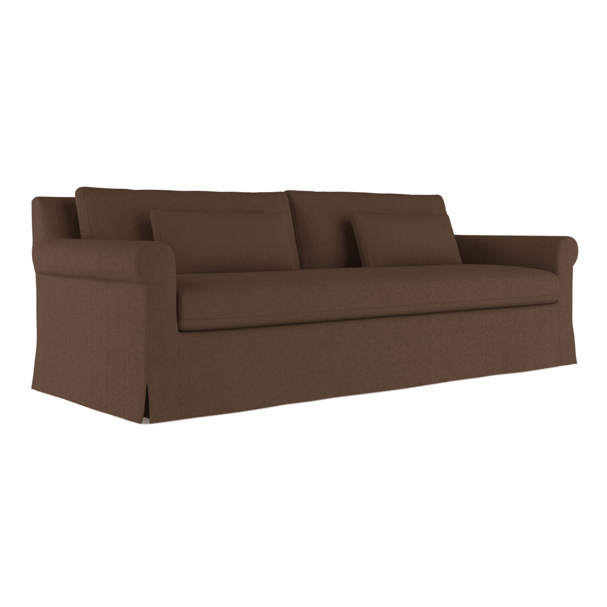 Ludlow Rolled-Arm Skirted Loveseat