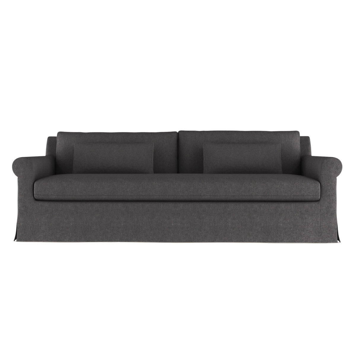 Ludlow Rolled-Arm Skirted Sofa
