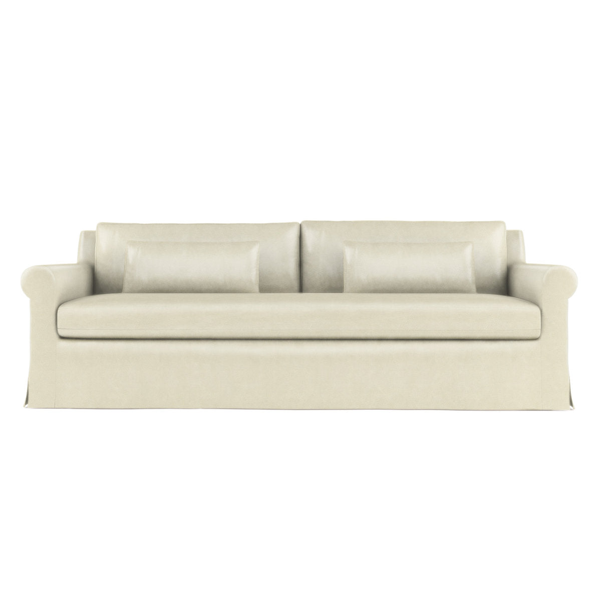 Ludlow Rolled-Arm Skirted Sofa