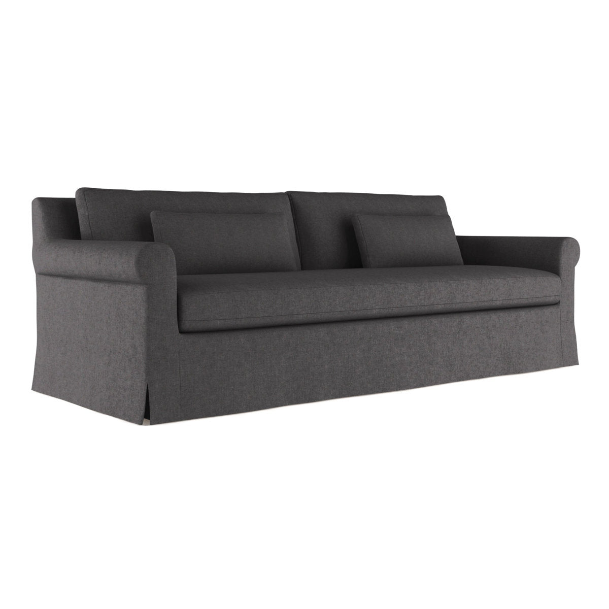 Ludlow Rolled-Arm Skirted Sofa