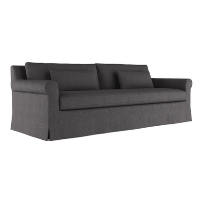 Ludlow Rolled-Arm Skirted Sofa