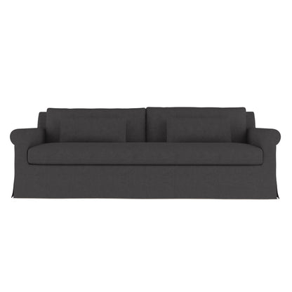Ludlow Rolled-Arm Skirted Sofa