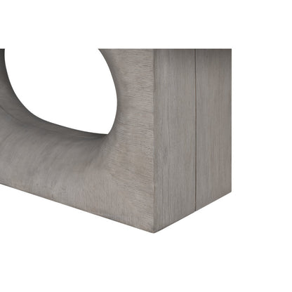 Luka 96" Modern Wood Dining Table in Dusted Stone Brown Finish with Clean Lines