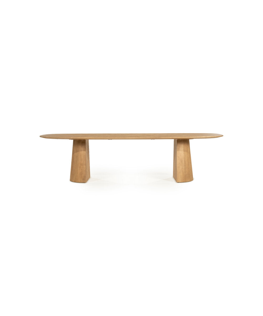 Lune Oval Solid Wood Dining Table