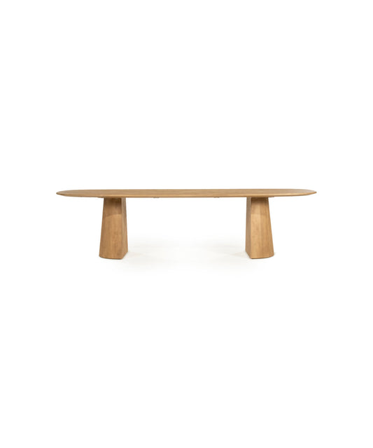 Lune Oval Solid Wood Dining Table